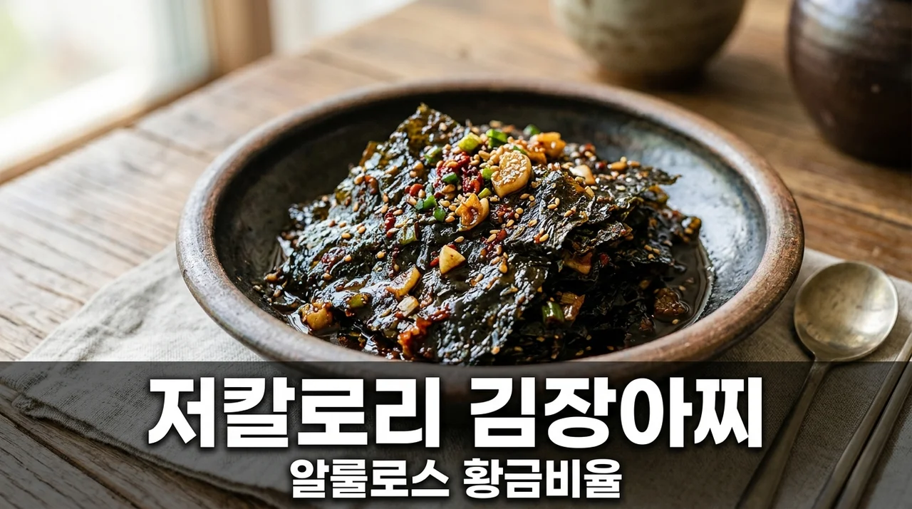 알룰로스 김 장아찌 간장 배합비: 저칼로리 무가당 황금비율 레시피