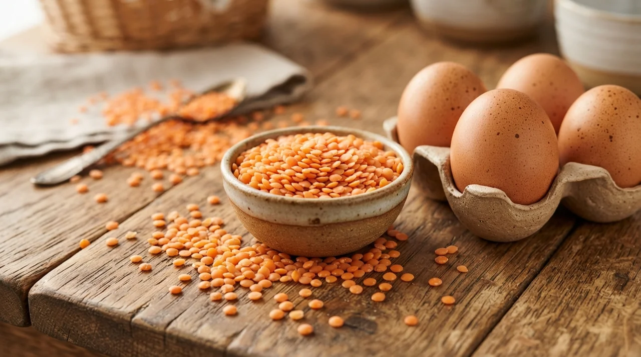 렌틸콩 계란찜 영양 성분 및 혈당 방어 효과