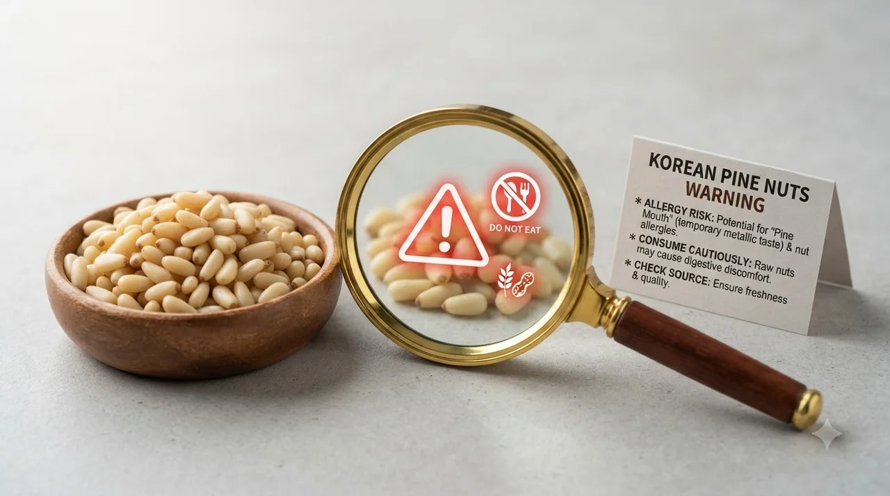 잣 과다 섭취 주의사항과 '잣 입증후군' 부작용