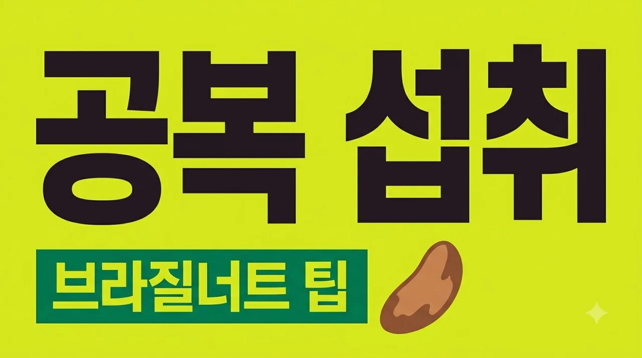 브라질너트 공복 섭취 괜찮을까? 하루 권장량과 부작용 완벽 정리