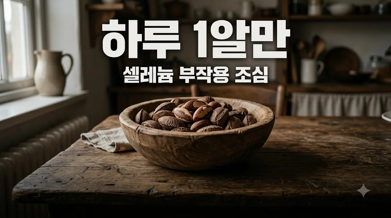 브라질너트 부작용과 셀레늄 과다 섭취 위험! 하루 적정량 총정리