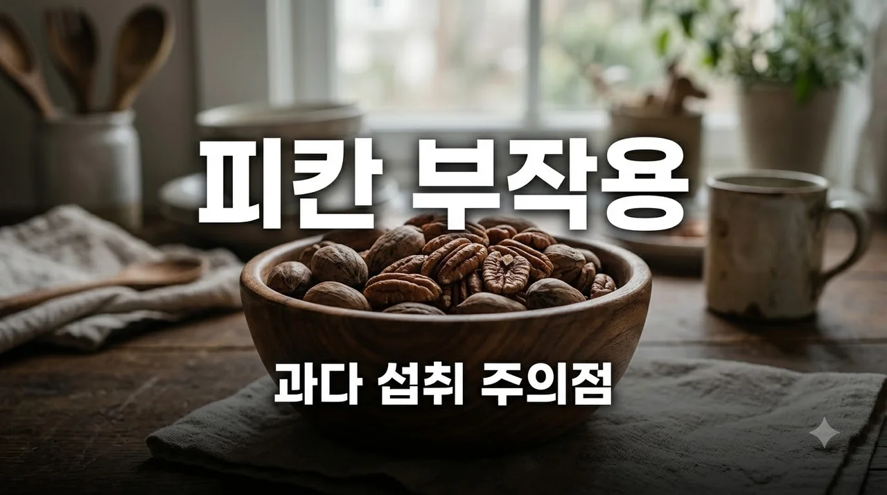 피칸 부작용 및 과다 섭취 시 발생하는 4가지 위험 증상 정리