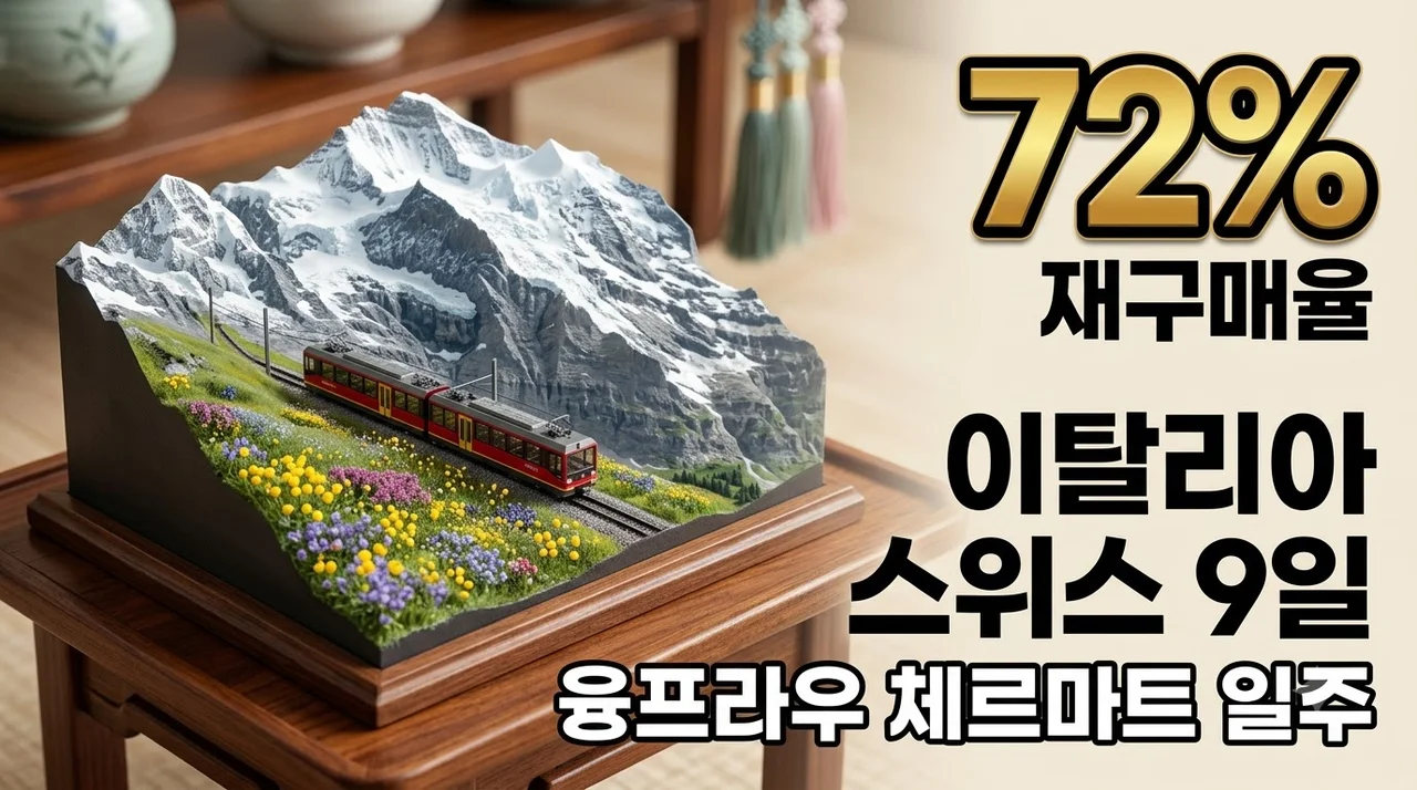 이탈리아 스위스 9일 289만원대 융프라우 체르마트 일주