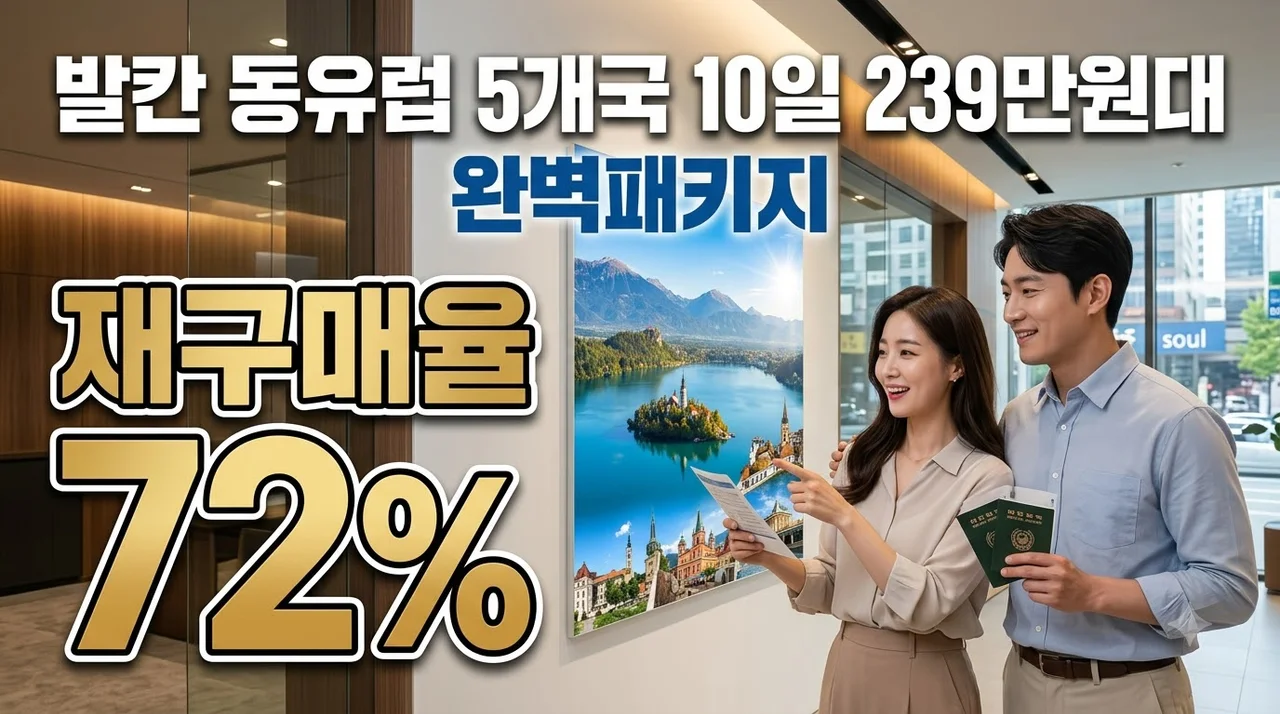 발칸 동유럽 5개국 10일 239만원대 완벽패키지